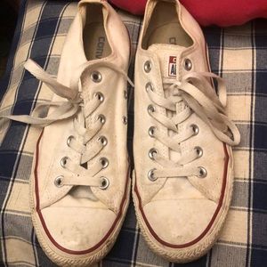 White converse all star sneakers